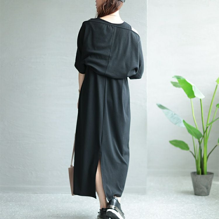 大きいサイズ レディース ショートボレロ＆アメリカンスリーブワンピースセット　sada-68731