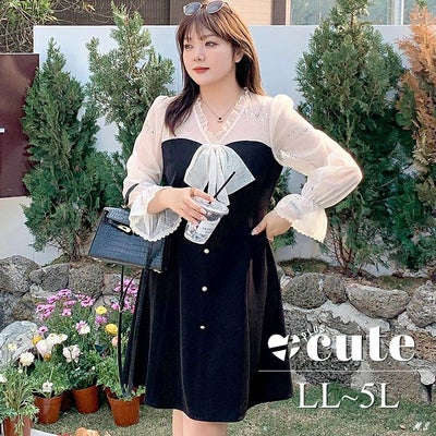 大きいサイズ レディース ラメチュールドッキングワンピース　goldy-1294 ゆうパケット可