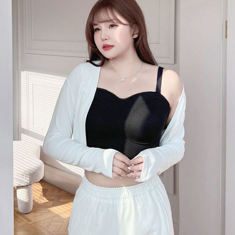 大きいサイズ レディース ビスチェ風脇高ブラ　goldy-1317