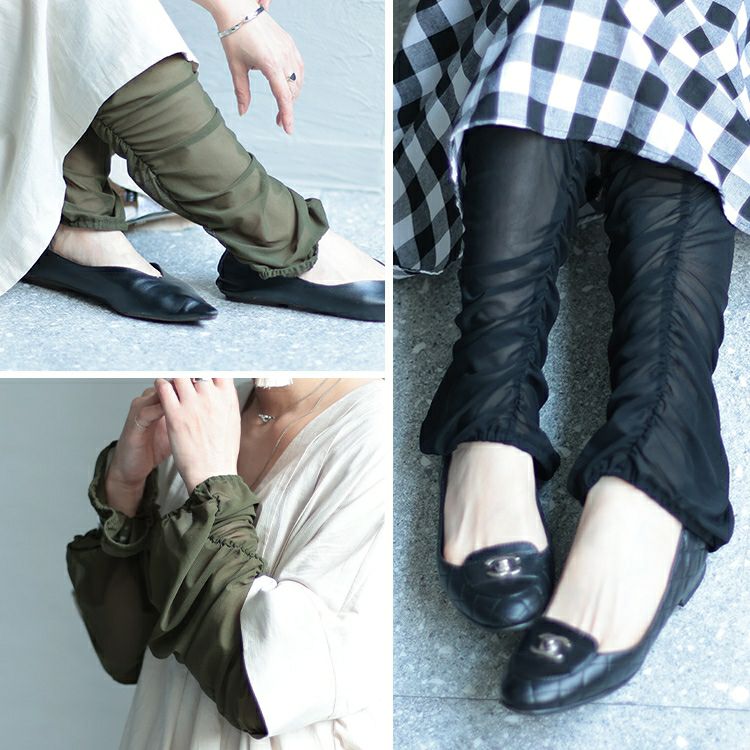 大きいサイズ レディース レッグ＆アームシアーウォーマー　jps003 【ゆうパケット可】