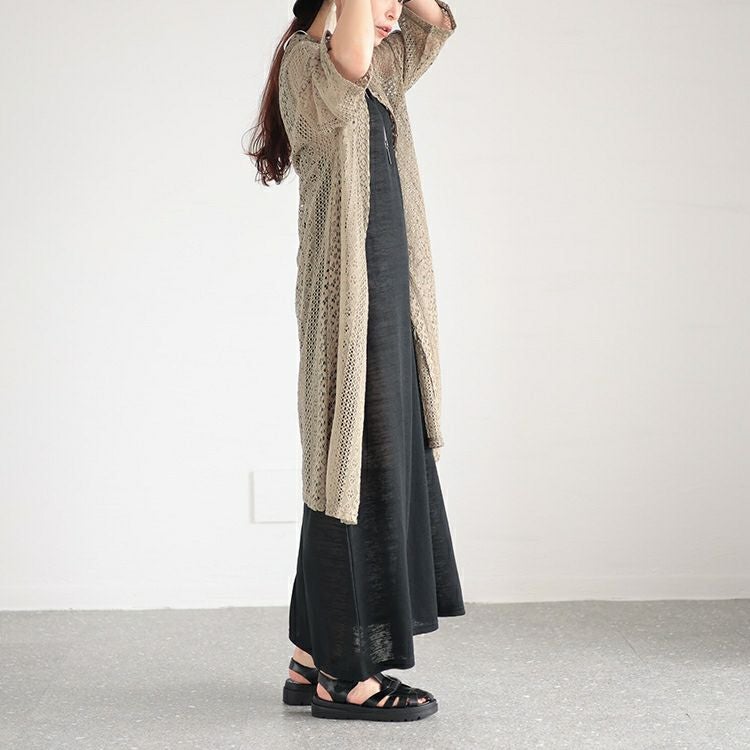 大きいサイズ レディース ノースリーブマキシワンピース　cast-5536002 【メール便可】