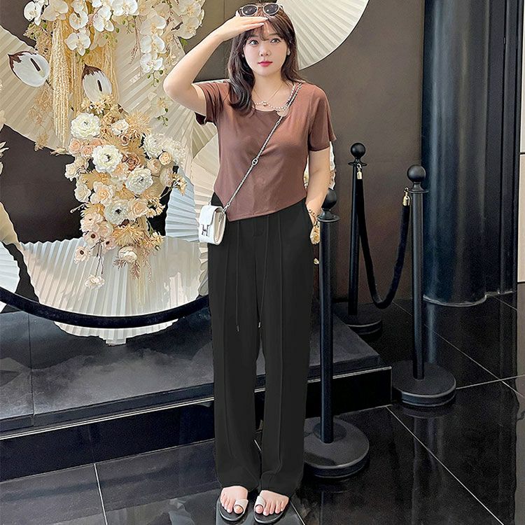 大きいサイズ レディース センターラインストレートパンツ　goldy-1323 【メール便可】