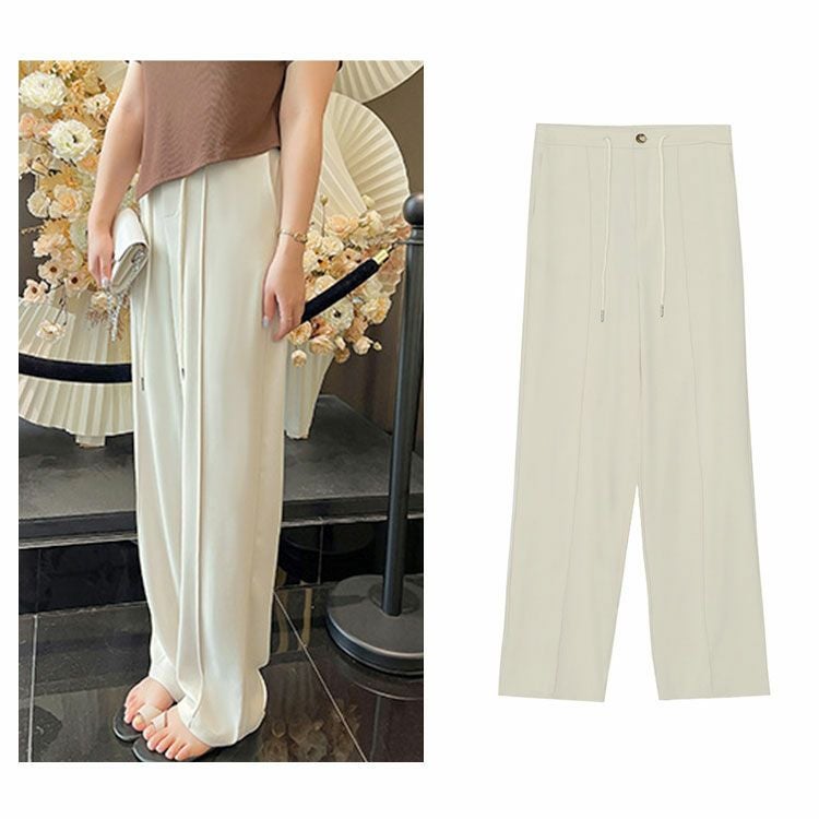 大きいサイズ レディース センターラインストレートパンツ　goldy-1323 【メール便可】