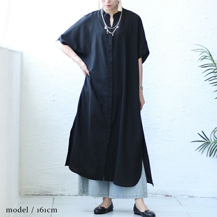 大きいサイズ レディース キーネックドルマンスリーブジャケット　nw-23027