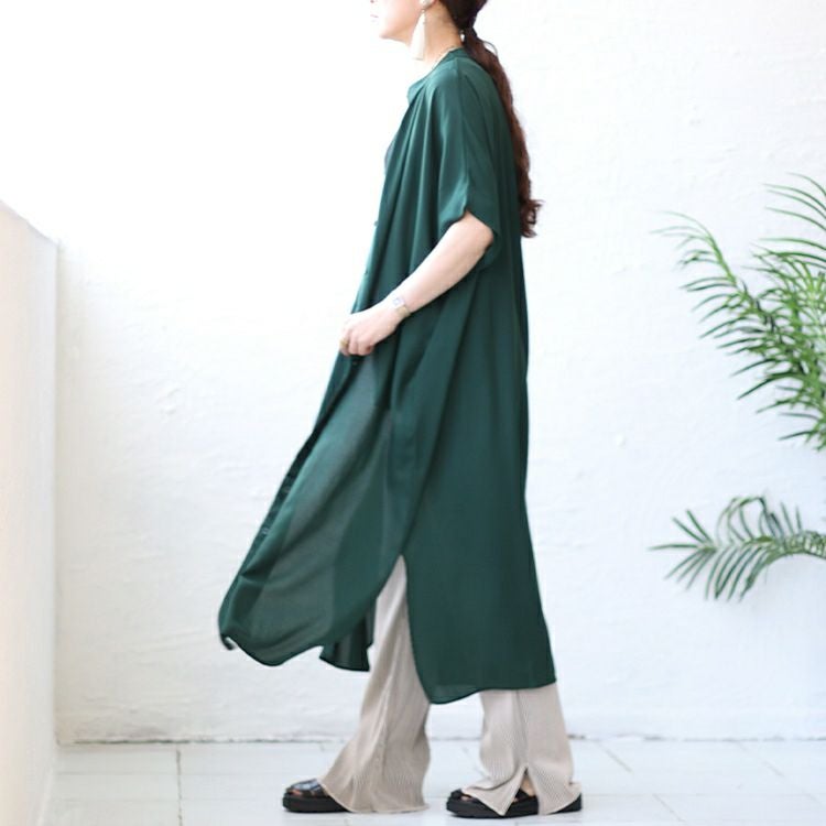 大きいサイズ レディース キーネックドルマンスリーブジャケット　nw-23027