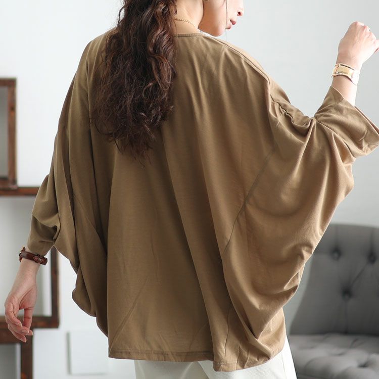 大きいサイズ レディース きものスリーブプルオーバートップス　fem-376