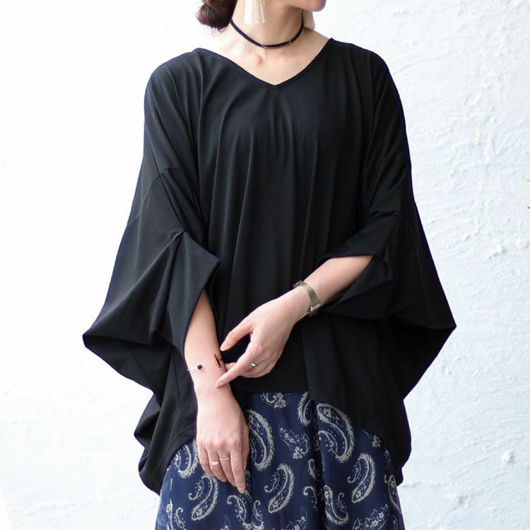 大きいサイズ レディース きものスリーブプルオーバートップス　fem-376