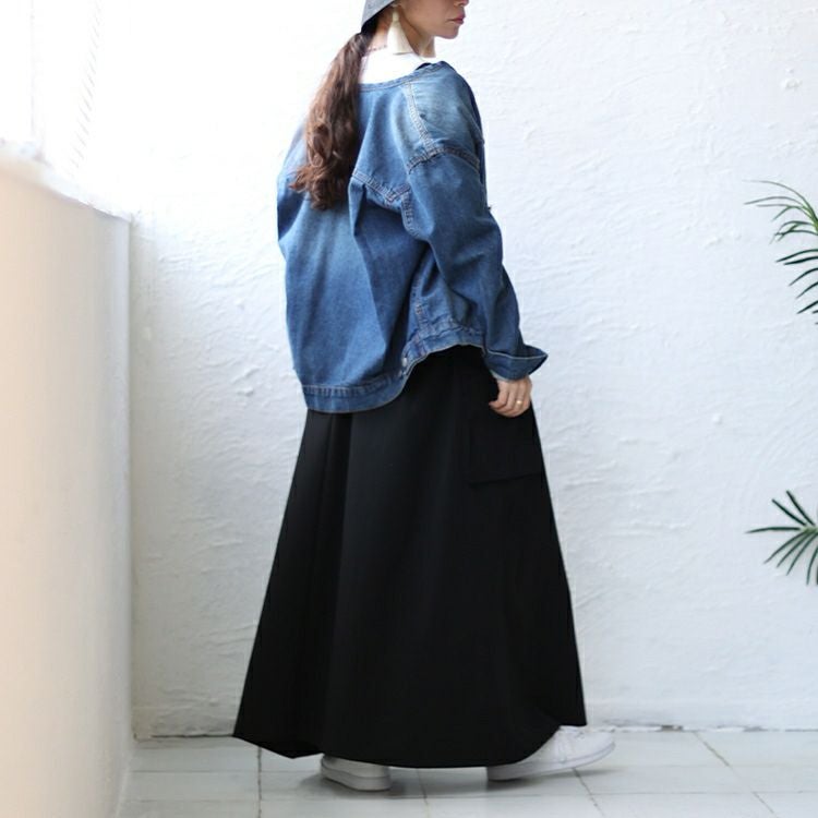 大きいサイズ レディース エプロンロングワンピース　nw-23025