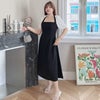 大きいサイズ レディース バックオープンフレアワンピース　goldy-1314 ブラック