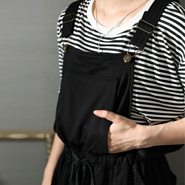 大きいサイズ レディース フード付きスウェットサロペットスカート　jps001