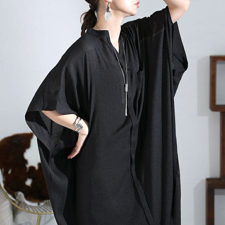 大きいサイズ レディース ドルマンロングワンピース　nw-23009