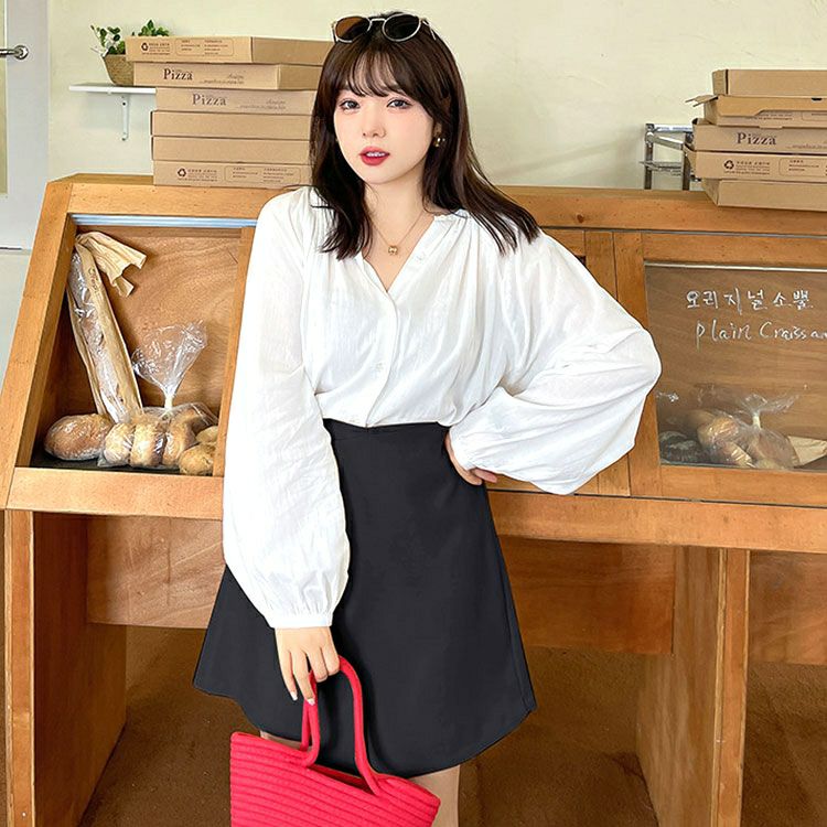 大きいサイズ レディース ラップスカート風ショートパンツ　goldy-1362