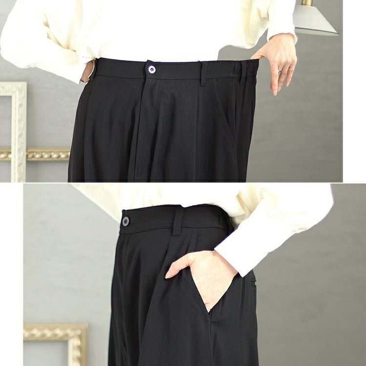 大きいサイズ レディース ウエストゴムサルエルパンツ　sw-0563