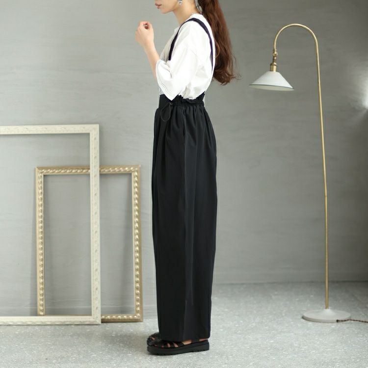 大きいサイズ レディース センターラインサロペットパンツ　nw-23029