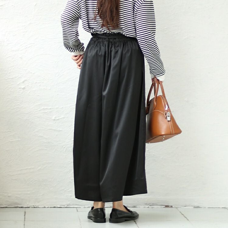 大きいサイズ レディース ウエストフリルギャザーパンツ　nw-23028