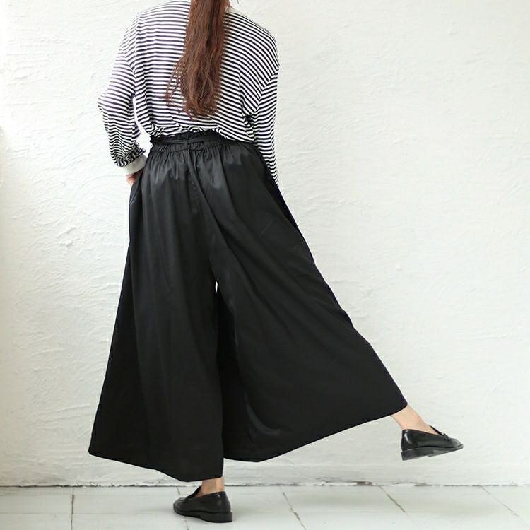 大きいサイズ レディース ウエストフリルギャザーパンツ　nw-23028