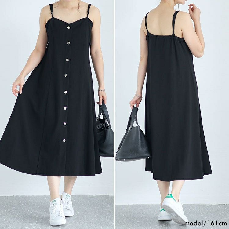 大きいサイズ レディース ジャージジャケット＆キャミワンピース　goldy-1365