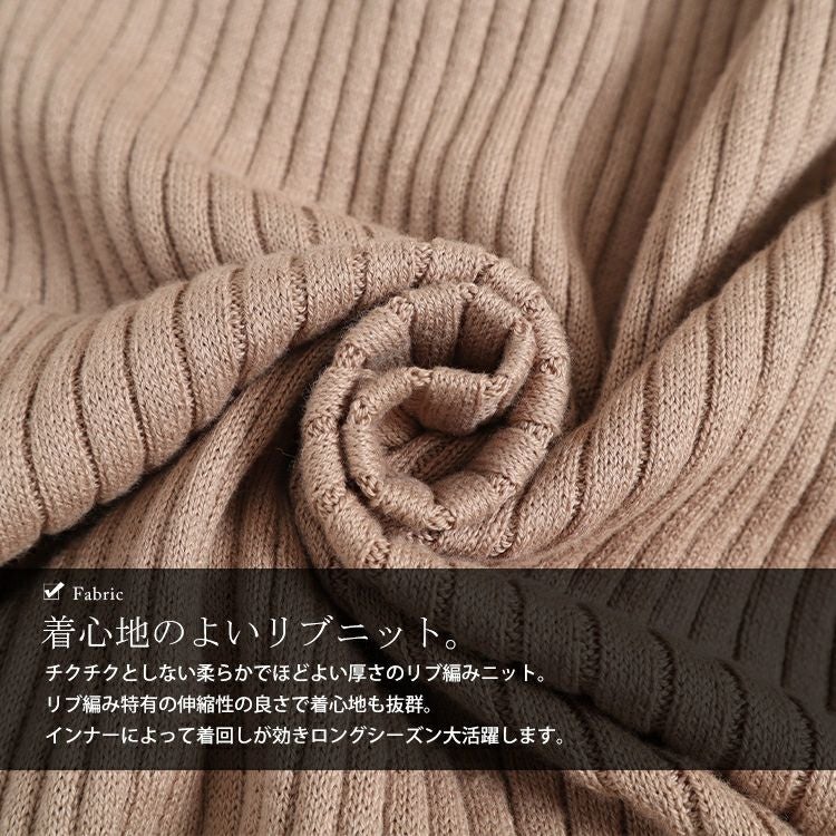 大きいサイズ レディース リブニットVネックロングカーディガン　wn-0004