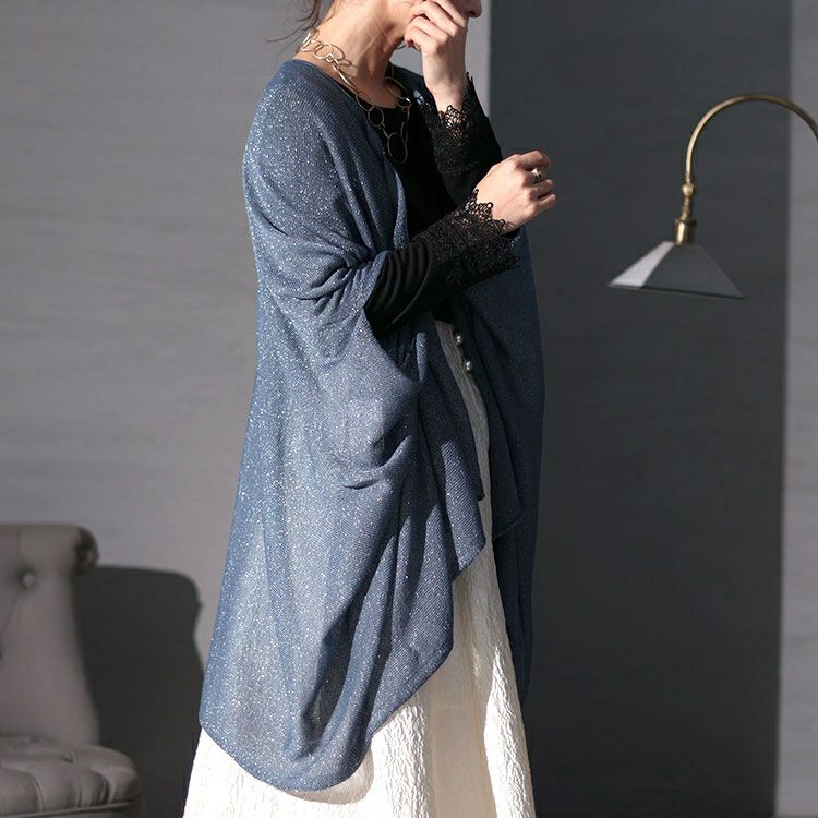 大きいサイズ レディース レース袖レイヤードカットソー　jp489 【メール便可】