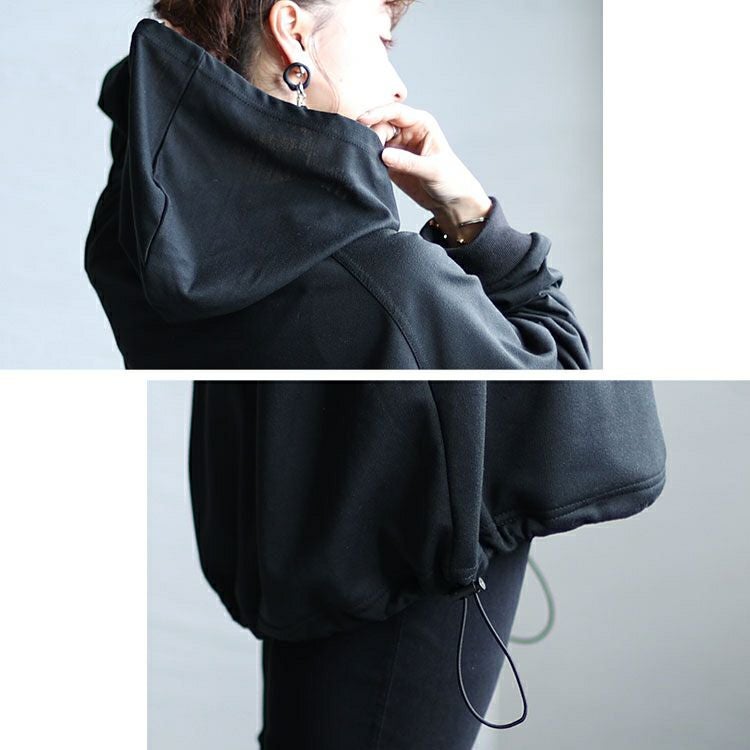 大きいサイズ レディース ハーフジップパーカー　bai-0144