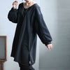 大きいサイズ レディース 袖切替えドロップショルダーチュニック　bai-0143 ブラック