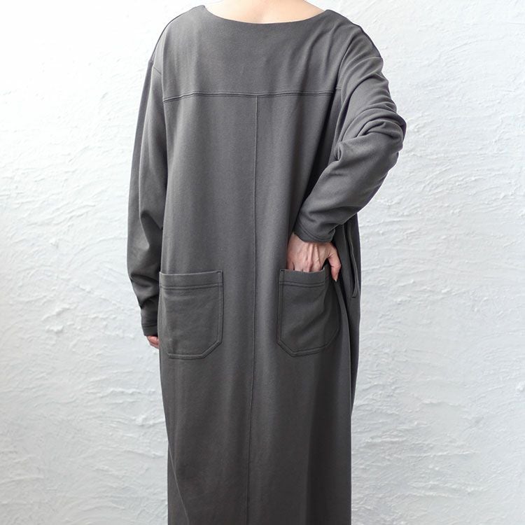 大きいサイズ レディース バックポケット付きステッチワンピース　bro-0028