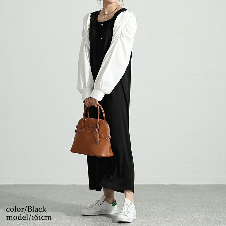 大きいサイズ レディース パワショル切替えスクエアネックワンピース　mncut-132550