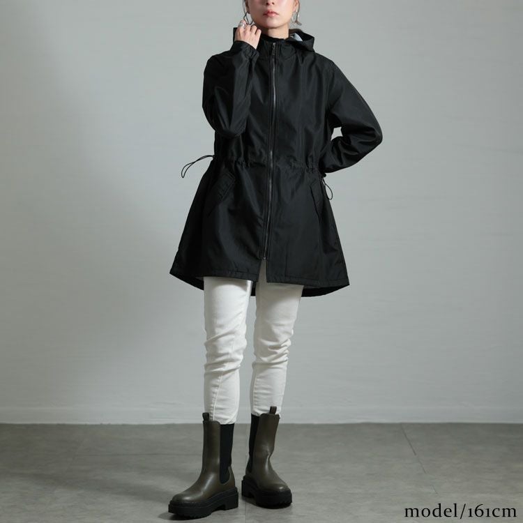 大きいサイズ レディース カットボンディングコート　mnfk-538565