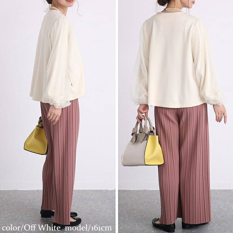 大きいサイズ レディース ドットチュールスリーブスムースジャケット　maru-6712