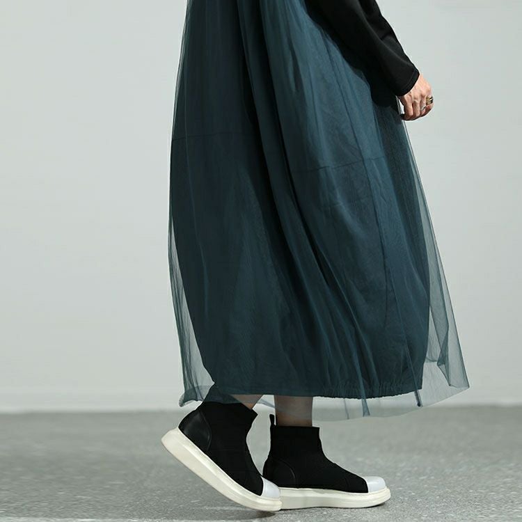 大きいサイズ レディース スクエアネックチュールドッキングワンピース　maru-6709