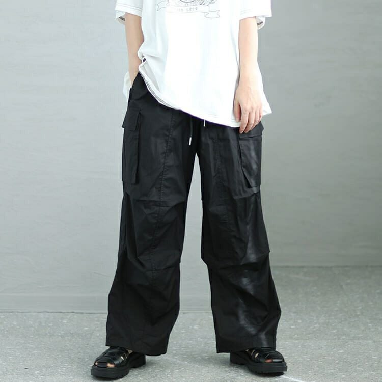 大きいサイズ レディース ワイドカーゴパンツ　fem-414