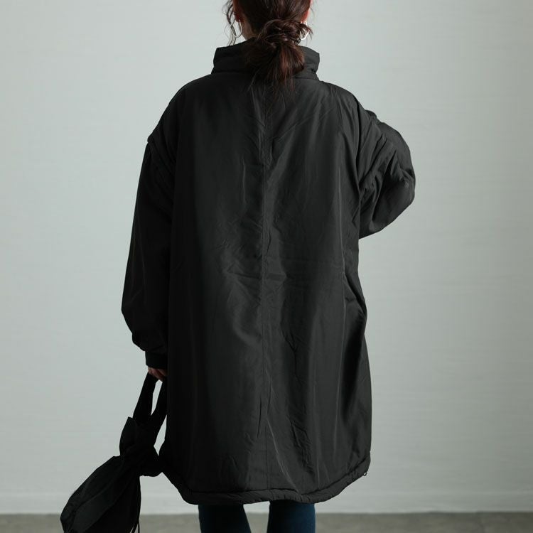 大きいサイズ レディース 袖取り外し中綿コート　sada-6861