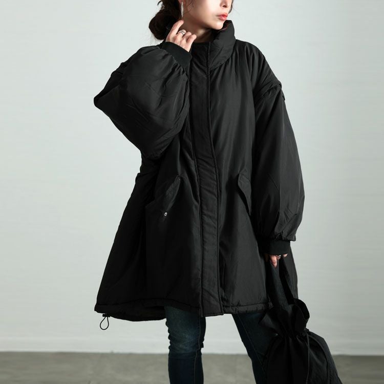 大きいサイズ レディース 袖取り外し中綿コート　sada-6861