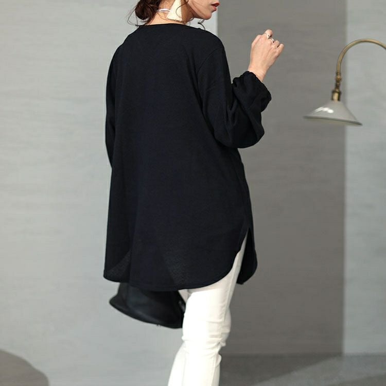 大きいサイズ レディース フロントタックポケット付きチュニック　cast-5536047