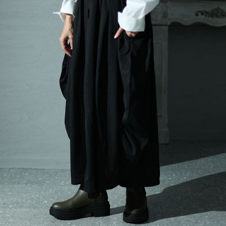 大きいサイズ レディース フェイクレイヤードコクーンワンピース　sw-0572