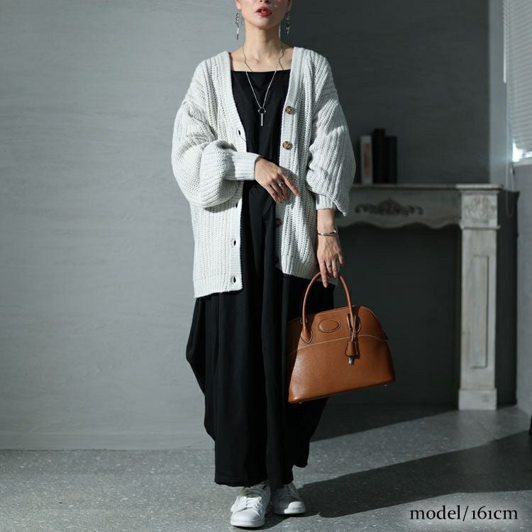 大きいサイズ レディース フェイクレイヤードコクーンワンピース　sw-0572