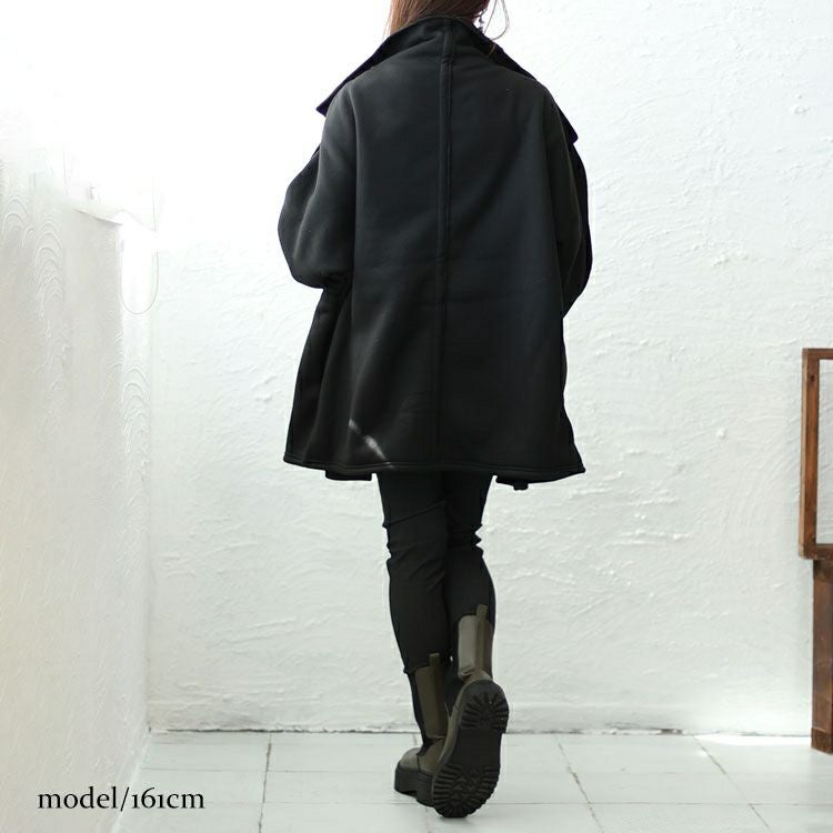 大きいサイズ レディース 裏ボアスタンドカラー軽量ジャケット　sw-0586