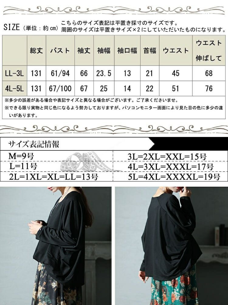 大きいサイズ レディース オーガンジー花柄スクエアネックドッキングワンピース　nw-23039