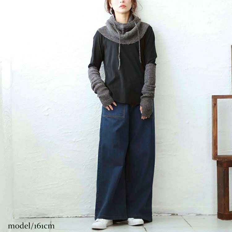 大きいサイズ レディース フーディー＆アームウォーマー　wn-0201 【メール便可】