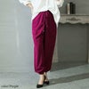 大きいサイズ レディース カットカーゴパンツ　sada-6895 パープル