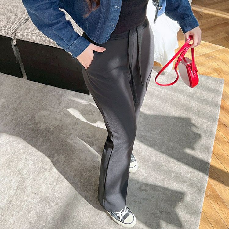 大きいサイズ レディース ストレッチワイドパンツ　goldy-1422