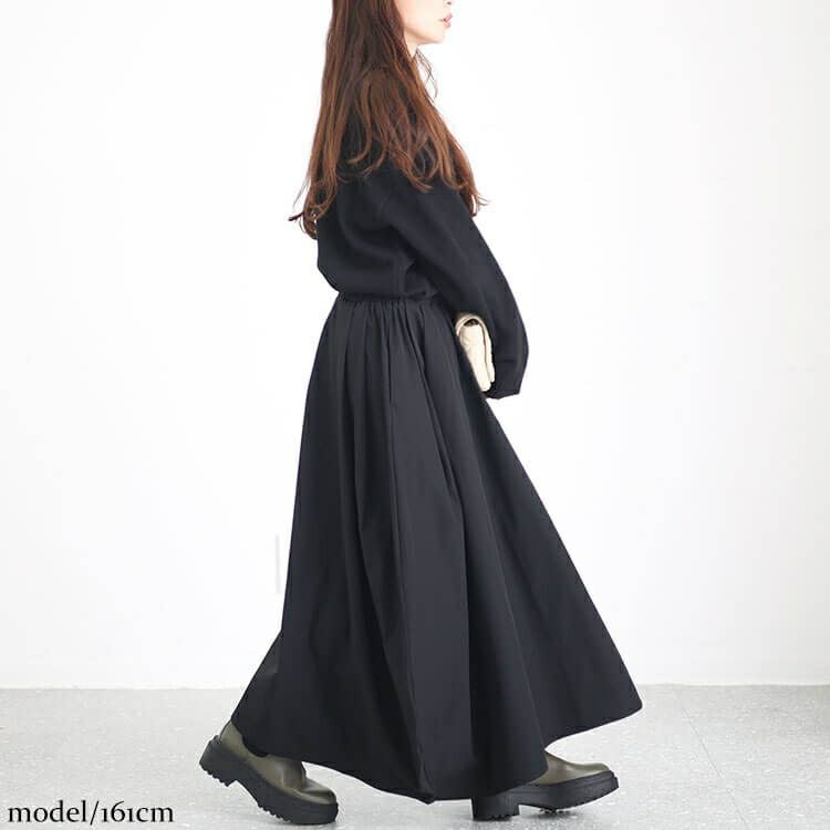 大きいサイズ レディース タック入り変形スカート　sw-0583
