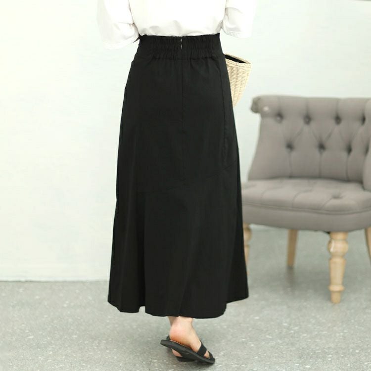 大きいサイズ レディース サイドスリットストレッチマーメイドスカート　fem-427