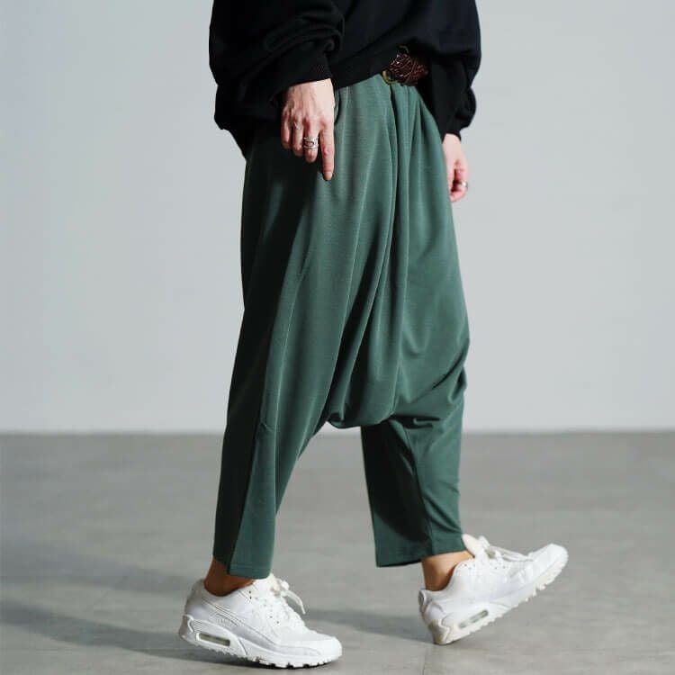 大きいサイズ レディース ストレッチサルエルパンツ　fem-441