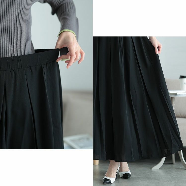 大きいサイズ レディース フレアプリーツスカート　jp488