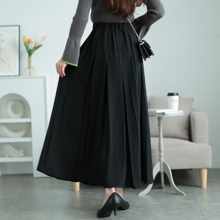 大きいサイズ レディース フレアプリーツスカート　jp488