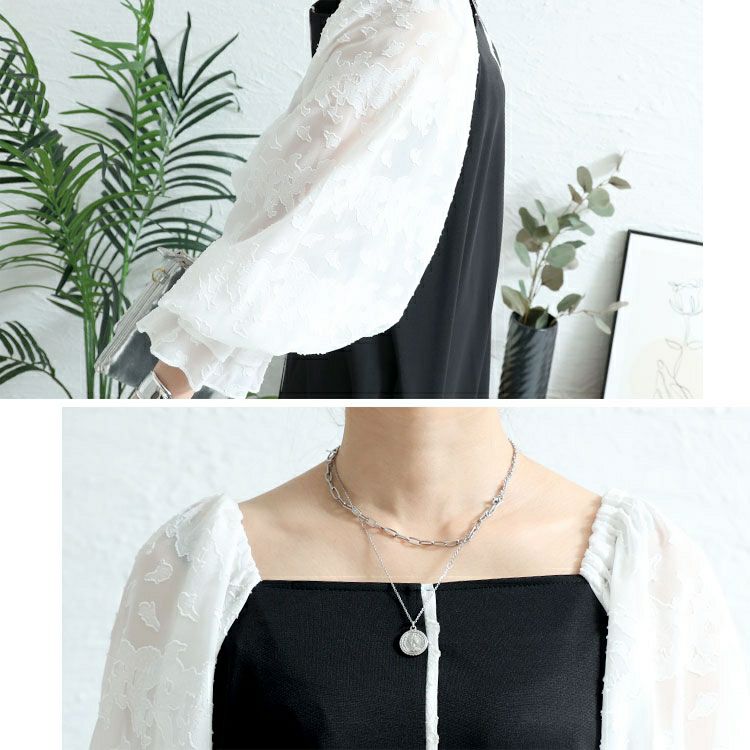 大きいサイズ レディース キャンディースリーブパイピングワンピース　maru-30001