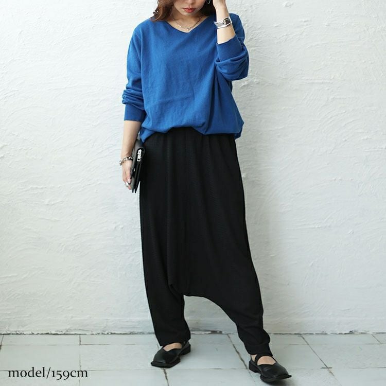 大きいサイズ レディース ハマーサルエルパンツ　fem-452