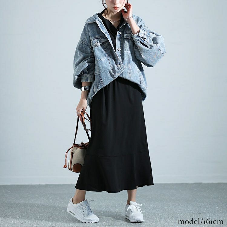 大きいサイズ レディース ドレープネックワンピース　nw-24004