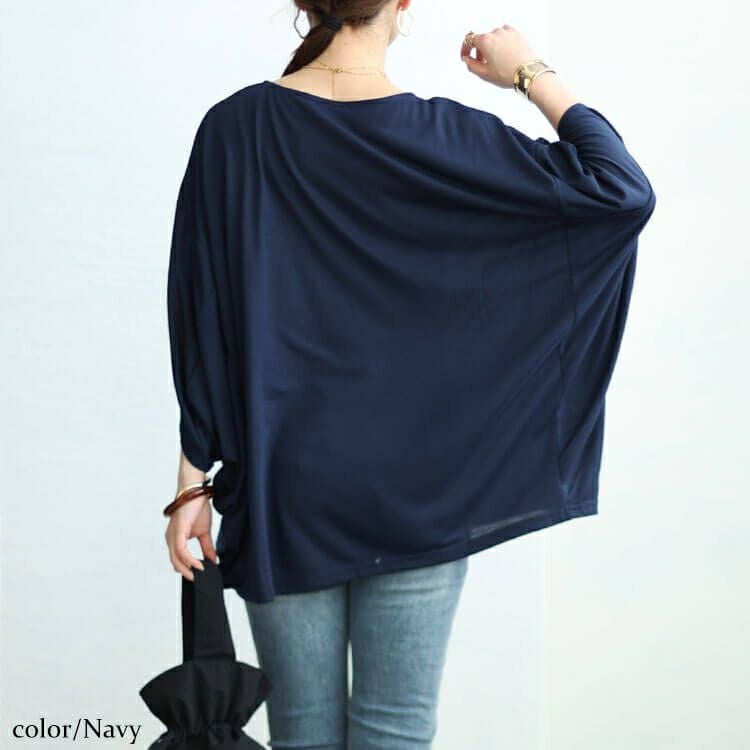 大きいサイズ レディース ワイドドルマンプルオーバー　fem-456